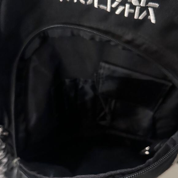 NWOT Rare Metal Mulisha Backpack Vintage Black White Laptop Bag Tons of Pockets - Picture 10 of 14